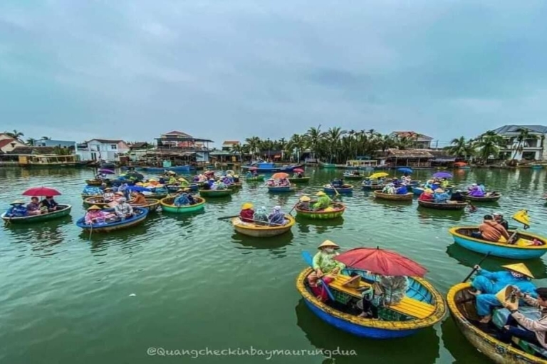 From Da Nang: Marble Mountain- Hoi An Trip -Basket Boat Ride From Da Nang: Private Car & Basket Boat (Without Tour Guide)