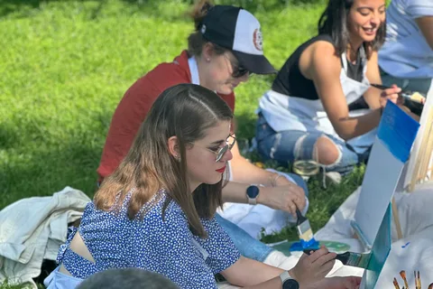 Konst i parken: Måla och smutta på Parco Sempione