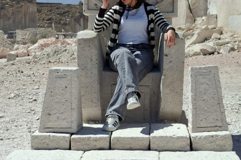Arequipa: Private Sillar Route Tour + Culebrillas