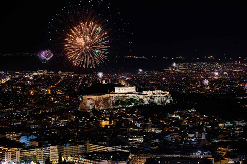 Athens: New Year's Eve Pub Crawl with Fireworks View