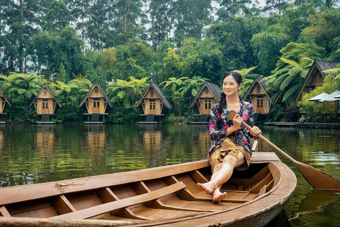 Jakarta: Bandung Waterfall, Dusun Bambu & Tea Tour From Jakarta : Private Bandung Tour