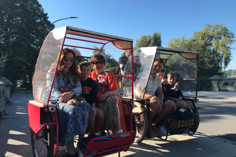 Hamburg: Smart City Tours with Electric Rickshaws between the Elbe and Alster Hamburg: Smart city tours with electric rickshaws between the Elbe and Alster rivers