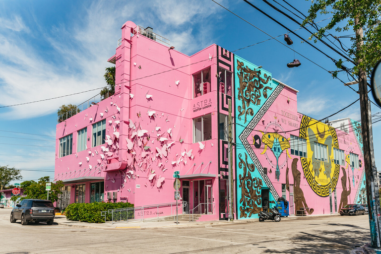 Miami : quartier des artistes de Wynwood en voiturette