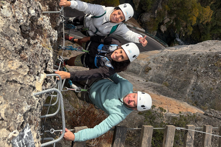 Madrid: Guided Climbing Excursion on Via Ferratas. Madrid: Guided Via Ferrata Climbing Excursion.