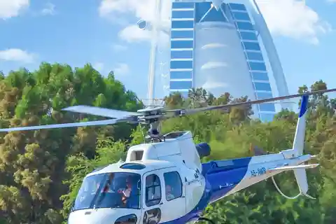 Dubai: Passeio de helicóptero de 22 minutos em Dubai. Passeio aéreo.