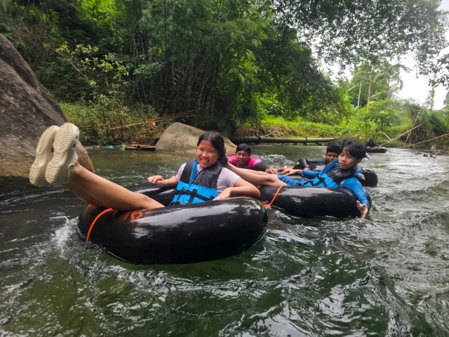 Phuket: Khao Lak Tour with Bamboo Raft, ATV, Zipline & Lunch