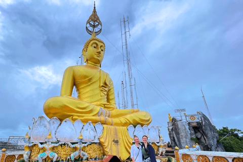 Krabi : Visite du temple de la grotte du tigre au coucher du soleil