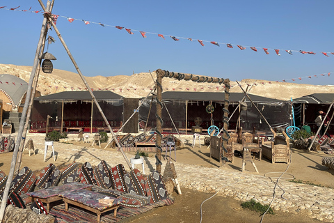 From Cairo: Desert night, Bedouin dinner, coffee & show