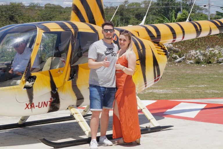 Playa del Carmen: Passeio de helicópteroPasseio de helicóptero em Playa del Carmen