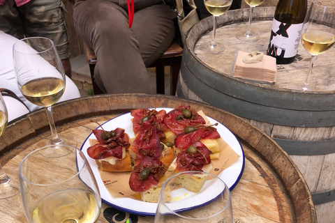 Local wine tasting with walking tapas tour and lunch