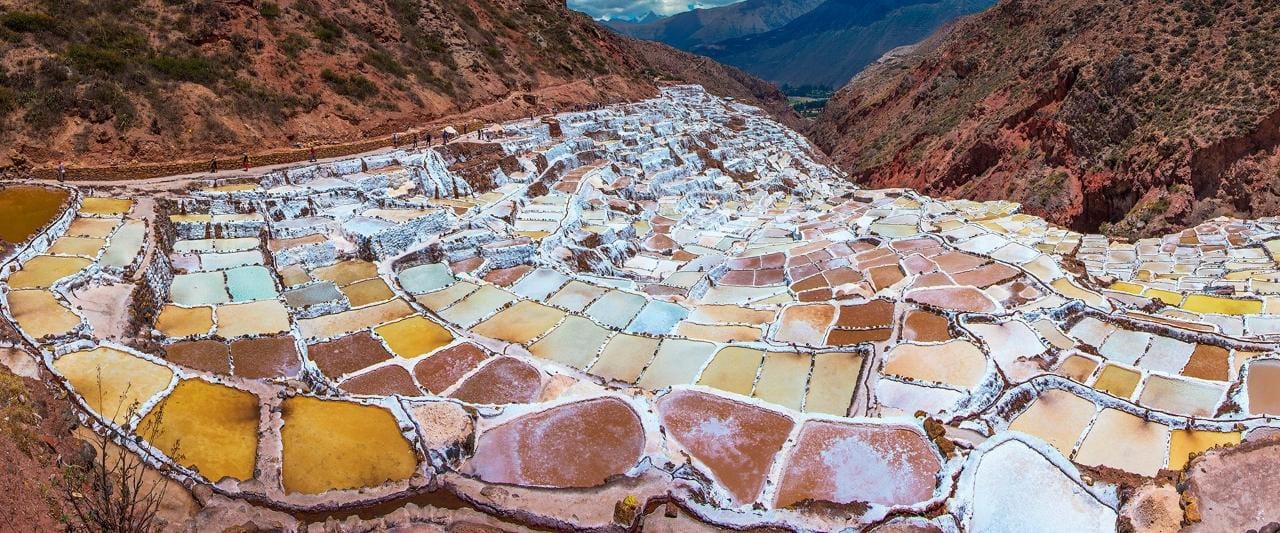Cusco: Maras Moray, Salzminen + Chinchero Weber-Tour