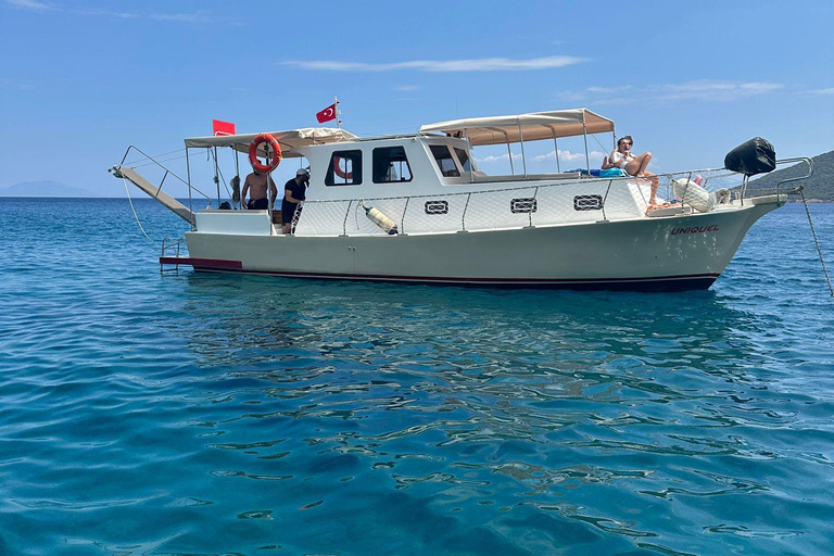 Tour en bateau privé des baies de Bodrum avec arrêts baignade