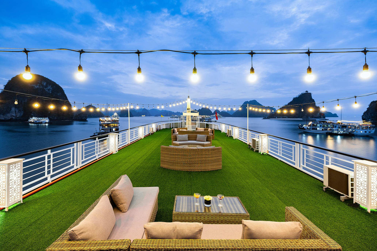 Amanda Pearl Cruise - Ha Long & Lan Ha Bay Multi-Day Cruise Departing at Ha Long (Check-in at 11:00 AM)