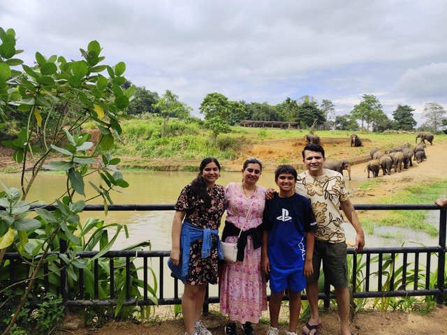 From Colombo: Pinnawala & Tea factory with Kandy Hotel Drop