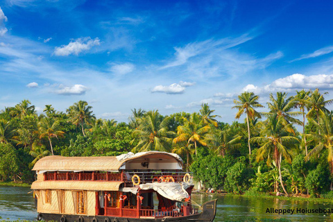 Kerala: Tour particular de 5 dias com estadia em casa flutuante