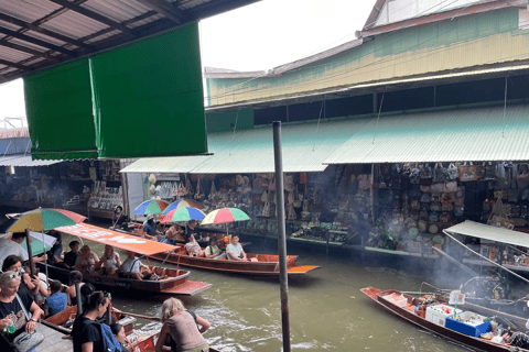 Bangkok Maeklong Train Ride, Floating Market & Dragon Temple Bangkok: Train Ride, Floating Market & Dragon Temple Tour