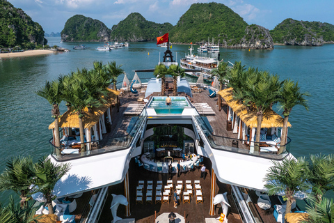 From Hanoi: Ultra-Premium 6-Star Ha Long Bay Cruise Day Trip Meet at Pier