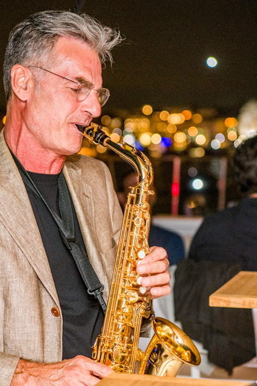 venice catamaran sunset jazz cruise with aperitivo