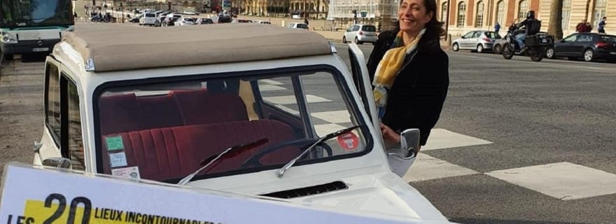 Versailles : 2 heures de visite de la ville en voiture ancienne et parc d'extension