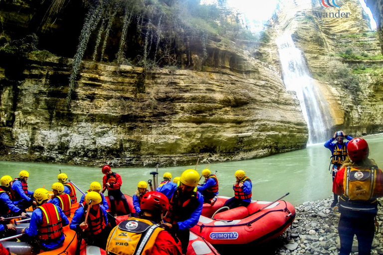 From Tirana/Durres/Golem: Adventure Guided Rafting Day Trip Private Tour from Tirana or Durres