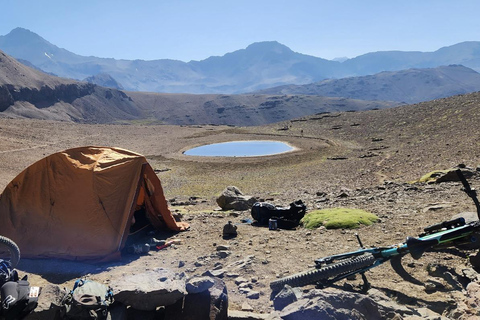 From Santiago: Full-Day High Altitude Andes Bike Adventure