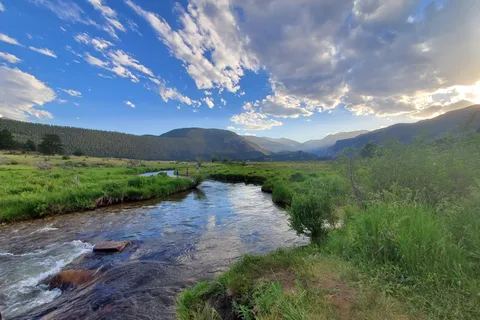 Sunset Hike in Rocky Mountain national Park