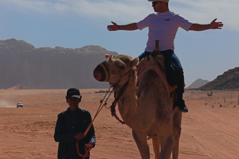 Petra: Wadi Rum Transfer with Optional Camp Stay/Jeeb Tour PETRA TO WADIRUM JEEP 4HOURS In WadiRum