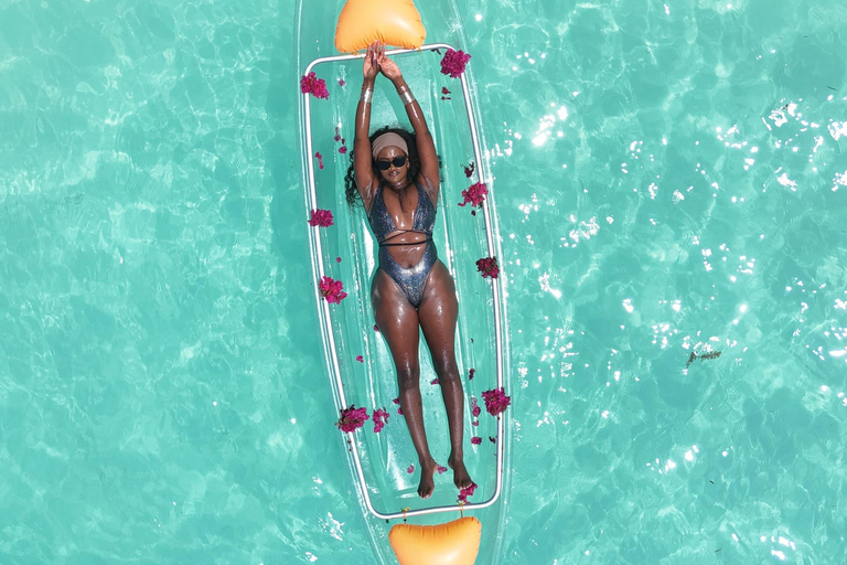 Zanzibar Premium Kayak and Jet Ski with Drone Photos and Videos + Pick-up Zanzibar Transparent Kayak ONLY with Drone Video and Photo, no transfer