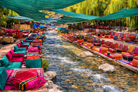 Marrakech: Ourika Waterfall, Atlas Mountain, Pottery & Lunch Private Ourika valley Tour with Guide & lunch included