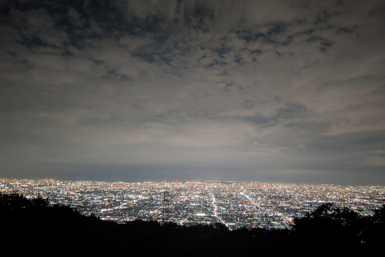 Osaka : visite nocturne du mont Ikoma avec la ligne d'horizon