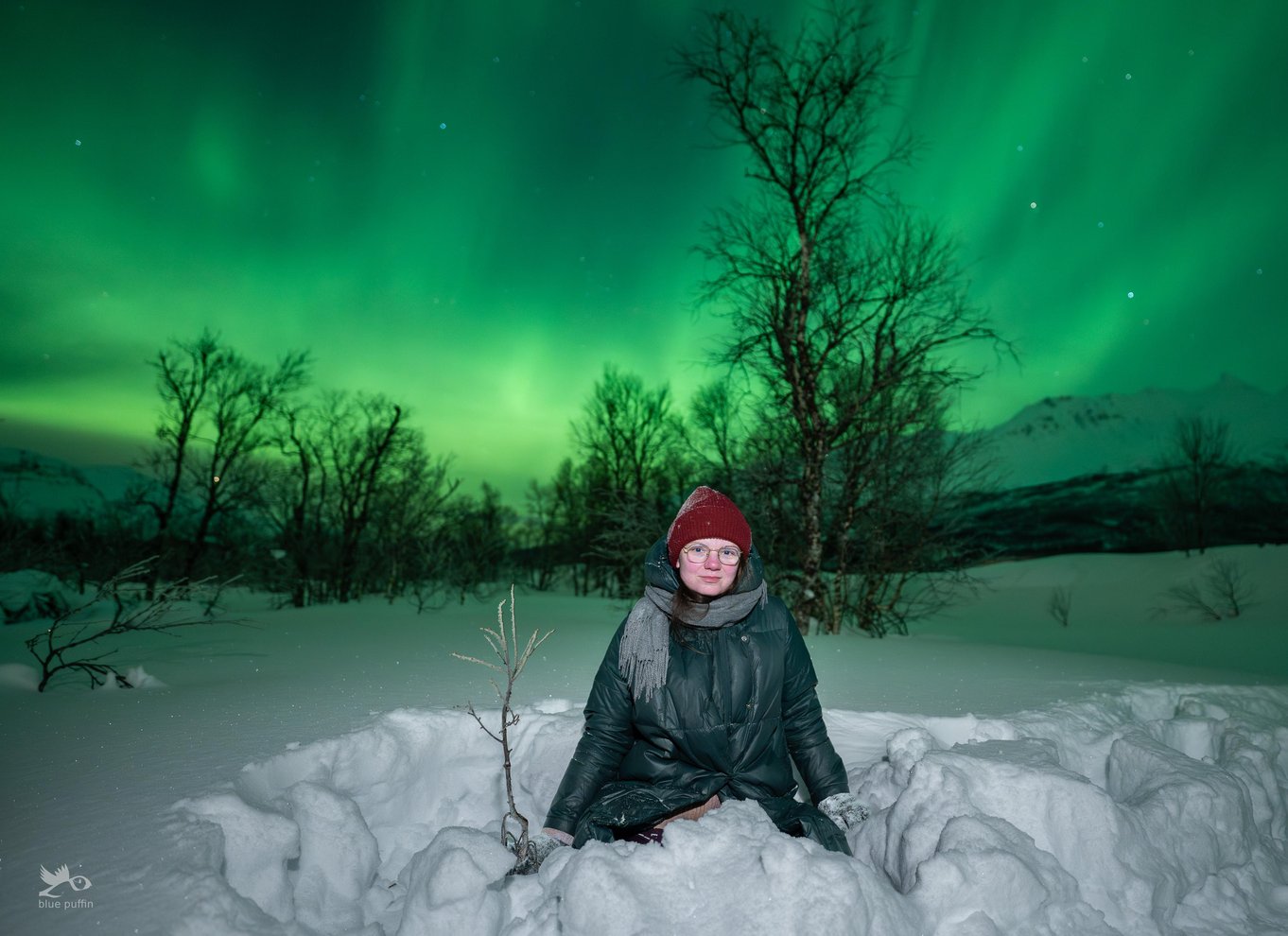 Tromsø: Nordlys i minibus med gratis fotos og et varmt måltid