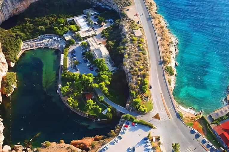 Athens: Cape Sounio & Temlpe Poseidon Swimming & Sunset Tour Sunset Tour with swimming