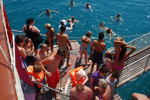 Side: Pirate Boat Trip to Dolphin Island with Foam Party.