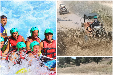 Antalya: Passeio de Buggy ou Quadriciclo e Rafting com Almoço