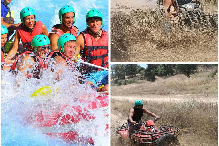 Antalya: Buggy- eller fyrhjulingstur och rafting med lunchAntalya: Buggy eller Quad och forsränningstur med lunch