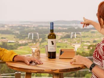 Winery in Rías Baixas with the best views of the Salnés Valley.