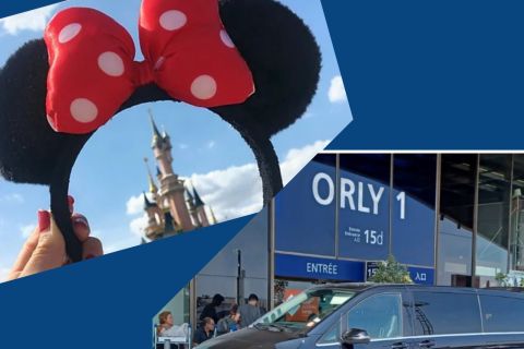 Trasferimento privato CDG e aeroporti di Orly da/per Disneyland