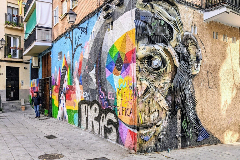 Madrid: straatkunst en graffiti zelf rondleiding