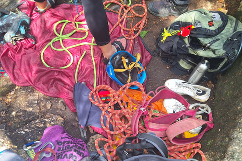Rio de Janeiro: Aula de introdução à escalada em rocha