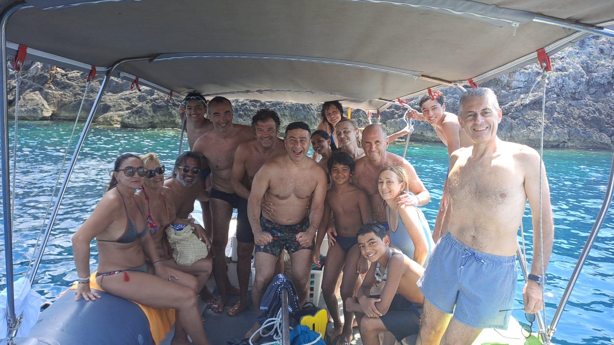 Argentario: Schnorcheln im Schlauchboot zwischen den Buchten und kristallklarem Meer