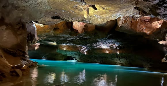 Valencia: San José Caves with a boat ride on an underground river and a small group