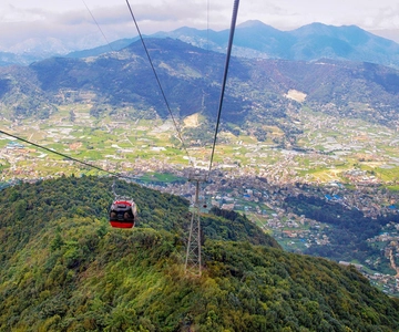Kathmandu: Champadevi - Chandragiri Hike & Cable Car Descent