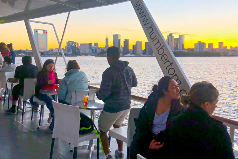 布宜诺斯艾利斯：含开放式酒吧的拉普拉塔河日落巡游1 小时游览