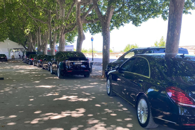 Prywatny transfer między lotniskiem w Marsylii a lotniskiem w NiceiNicea - Marsylia Mercedes klasy S Limuzyna 2/3 osoby