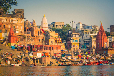 Varanasi : Visite privée de la ville et croisière sur le Gange