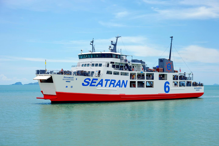 Phuket: Traslado para Koh Phangan com van e ingresso para o ferry