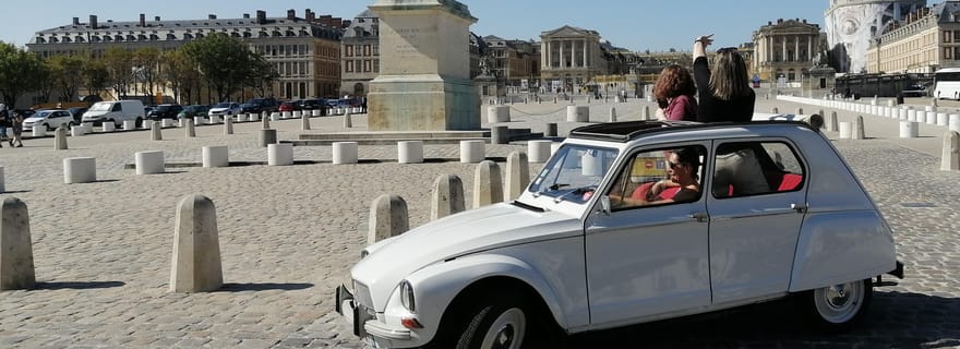 Versailles : visite privée d'une heure en voiture vintage