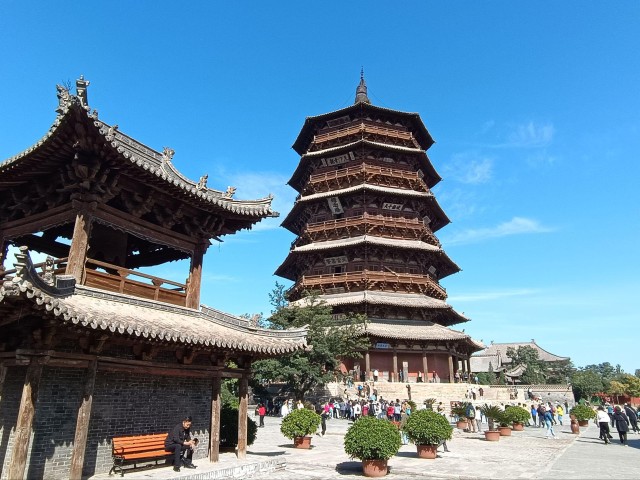 Visit Datong Private Day Tour to Hanging Temple & Yingxian Pagoda in Datong