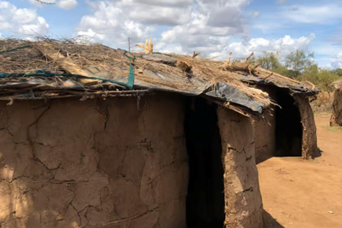 Kulturell rundtur i Maasai-by