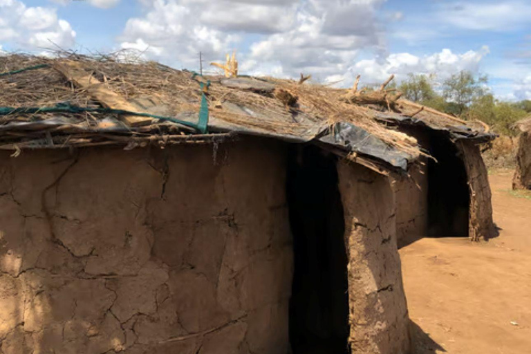 Kulturell rundtur i Maasai-by